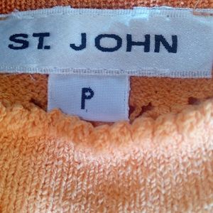 ST.JOHN shell stitch cami and cardigan set